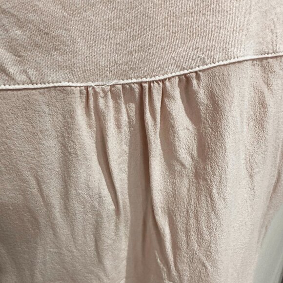 AG Adriano Goldschmied T-Shirt Womens Size S Light Pink with Real Silk Back - Picture 3 of 6